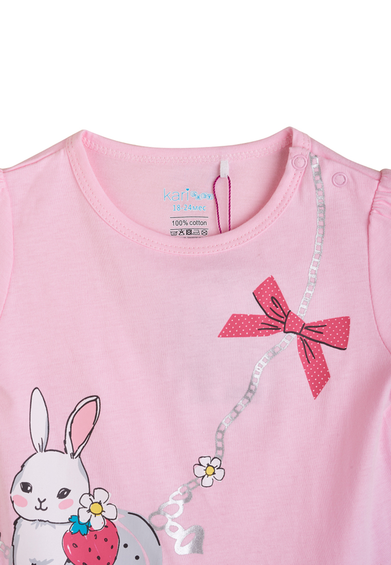 Туника детская Kari baby SS22B15001205 цв. розовый р. 80