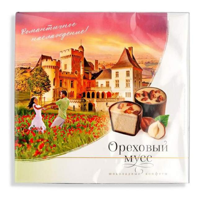 Шоколадные конфеты АШАН Ореховый мусс 116 г