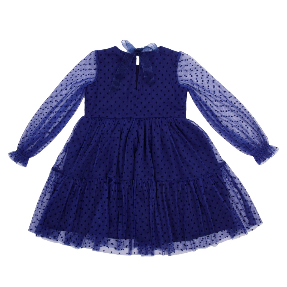 Миниатюра Платье детское Amarobaby BABY DOLL, синий, размер 110 №10