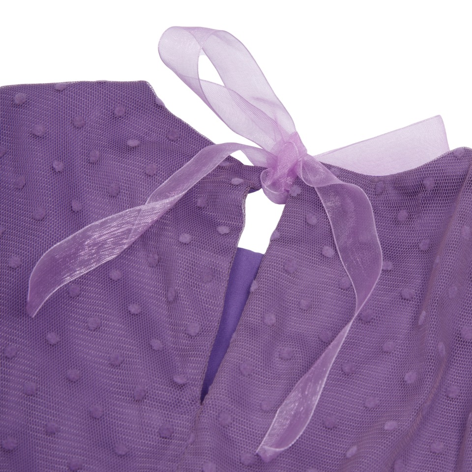 Миниатюра Платье детское Amarobaby BABY DOLL, фиолетовый, размер 92 №9