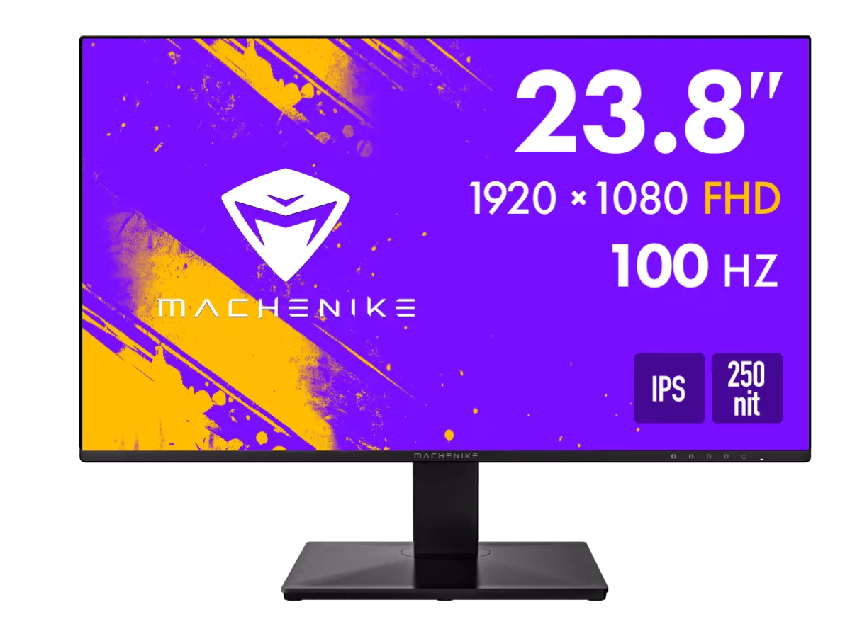 23.8" Монитор Machenike MKF24F100 черный 100Hz 1920x1080 IPS, купить в Москве, цены в интернет-магазинах на Мегамаркет