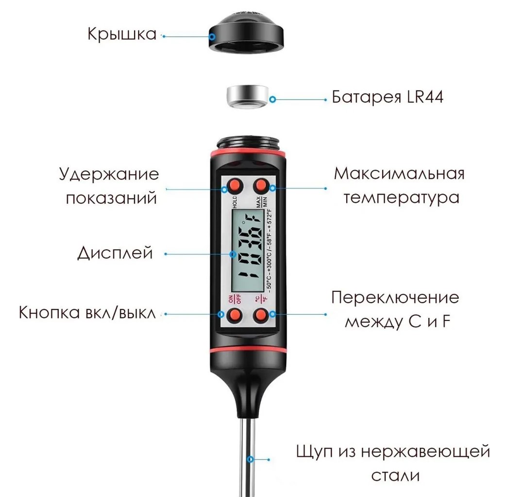 Термометр кулинарный Ozon