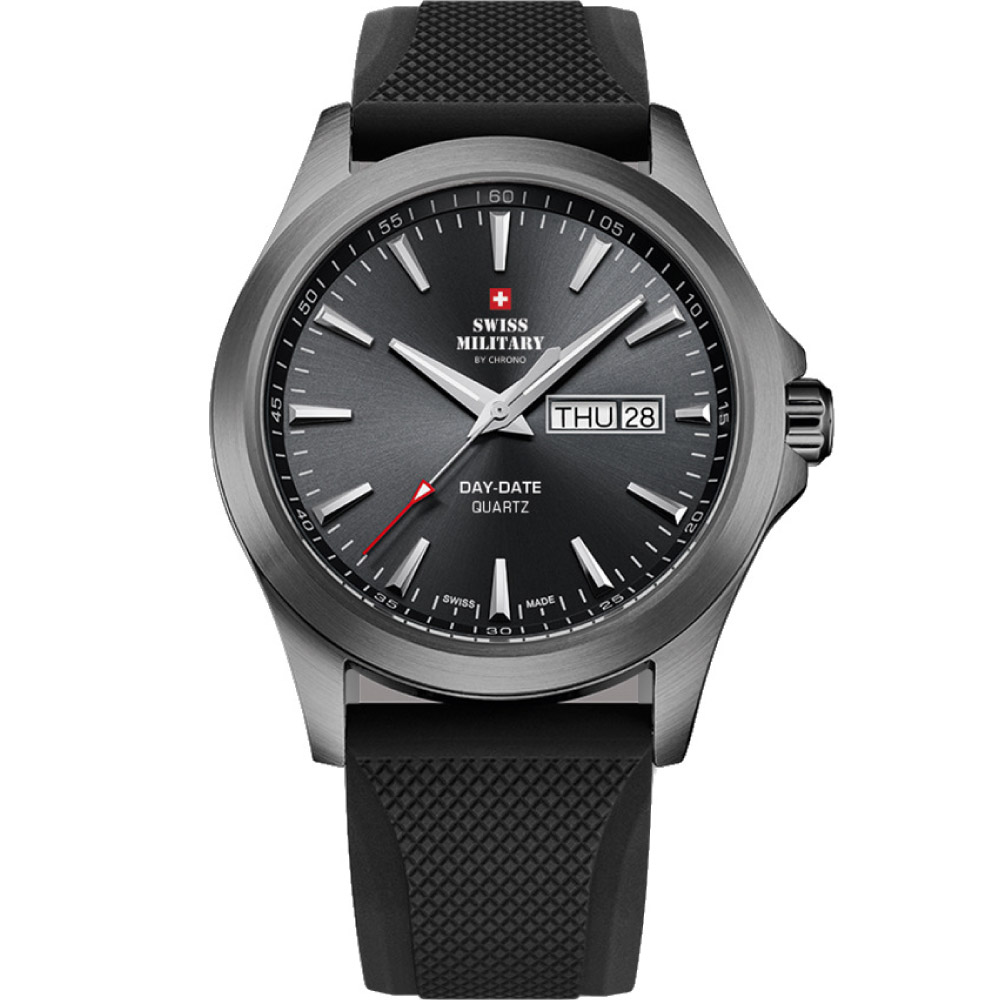 Наручные часы мужские Swiss Military by Chrono SMP36040.19 черные - купить, цены на Мегамаркет