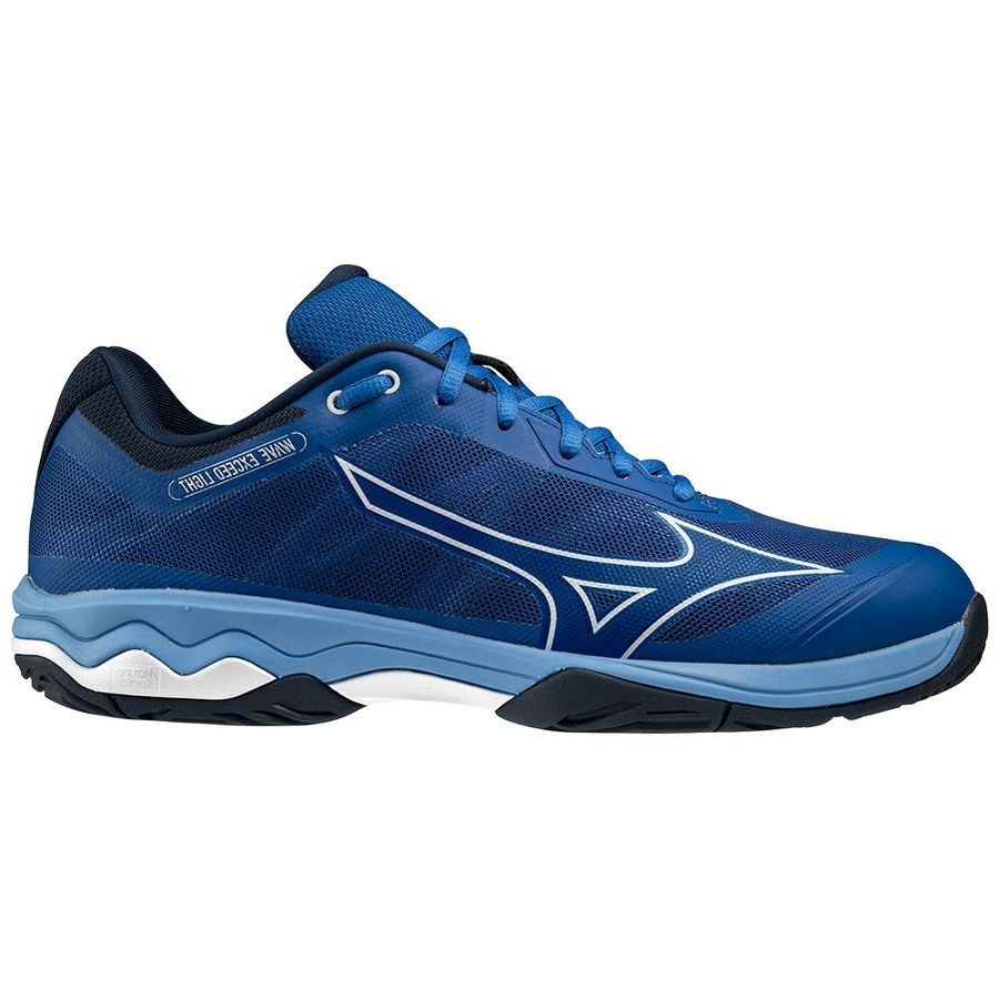 Спортивные кроссовки унисекс Mizuno WAVE EXCEED LIGHT AC синие 11.5 US - купить в SportPoint, цена на Мегамаркет