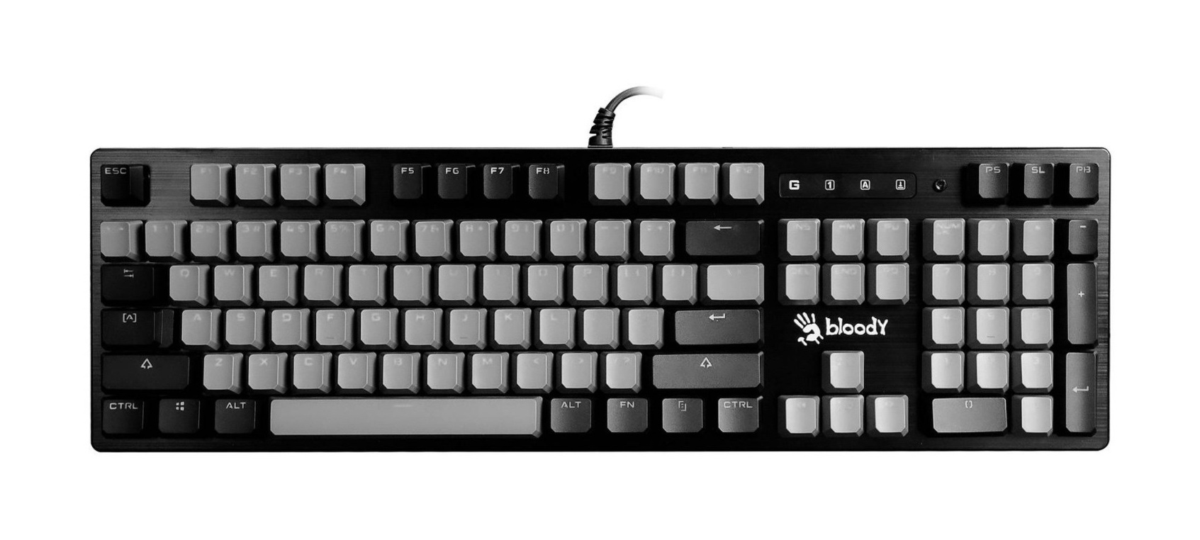 Проводная игровая клавиатура A4Tech Bloody B828N Black/Gray, купить в  Москве, цены в интернет-магазинах на Мегамаркет