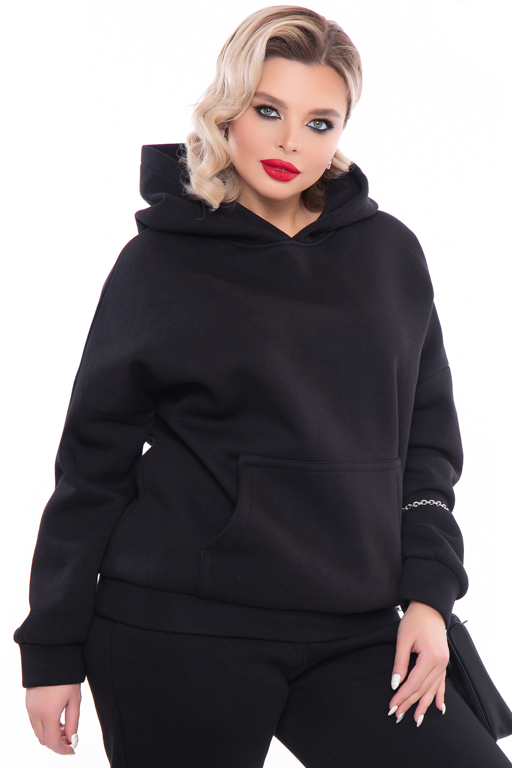 Костюм женский LT Collection Сиберия К3177 черный 52 RU № 2.