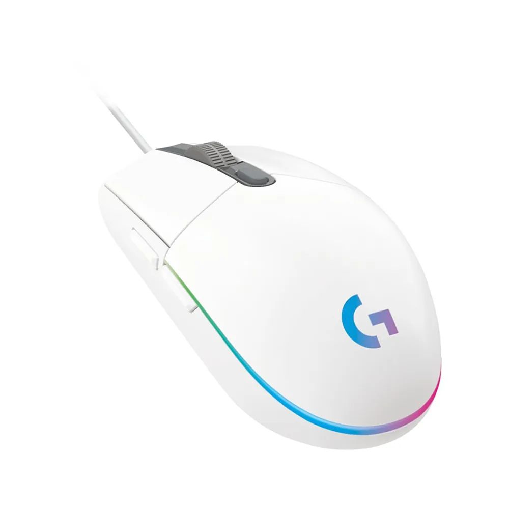 Игровая мышь Logitech G102 Lightsync White (910-005824), купить в Москве, цены в интернет-магазинах на Мегамаркет