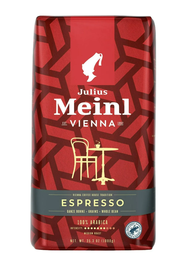 Купить кофе в зернах Julius Meinl Vienna Espresso, 1000 г, цены на Мегамаркет | Артикул: 600013606022