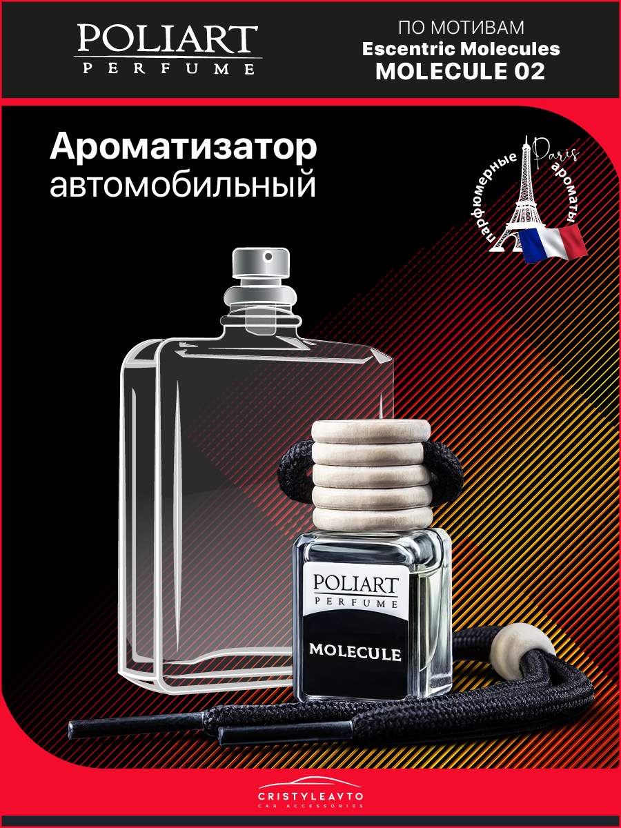 Ароматизатор в машину POLIART Perfume 4624561-491082 Molecule – купить в  Москве, цены в интернет-магазинах на Мегамаркет