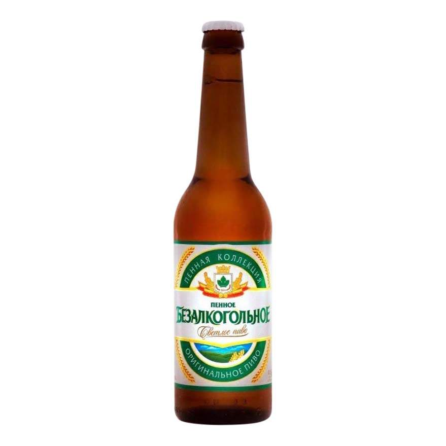 Пиво безалкогольное Букет Чувашии Пенное светлое 0,45 л