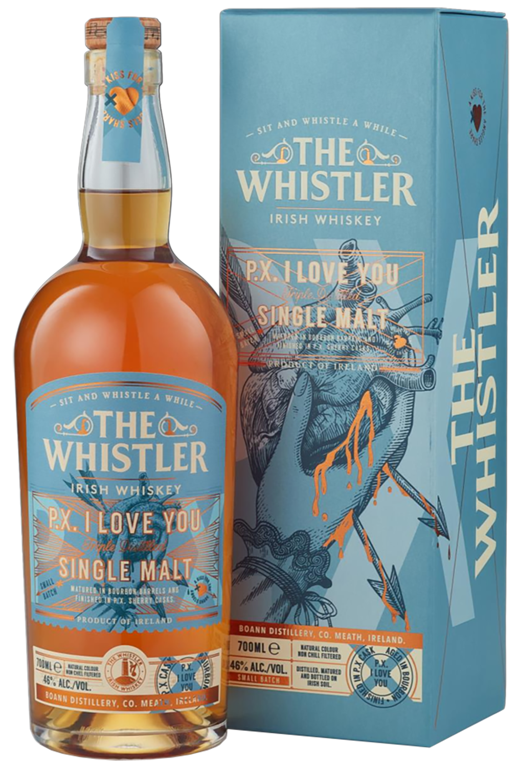 The Whistler P.X. I Love You Single Malt Whiskey (gift box) - купить в Wine Shopper, цена на Мегамаркет
