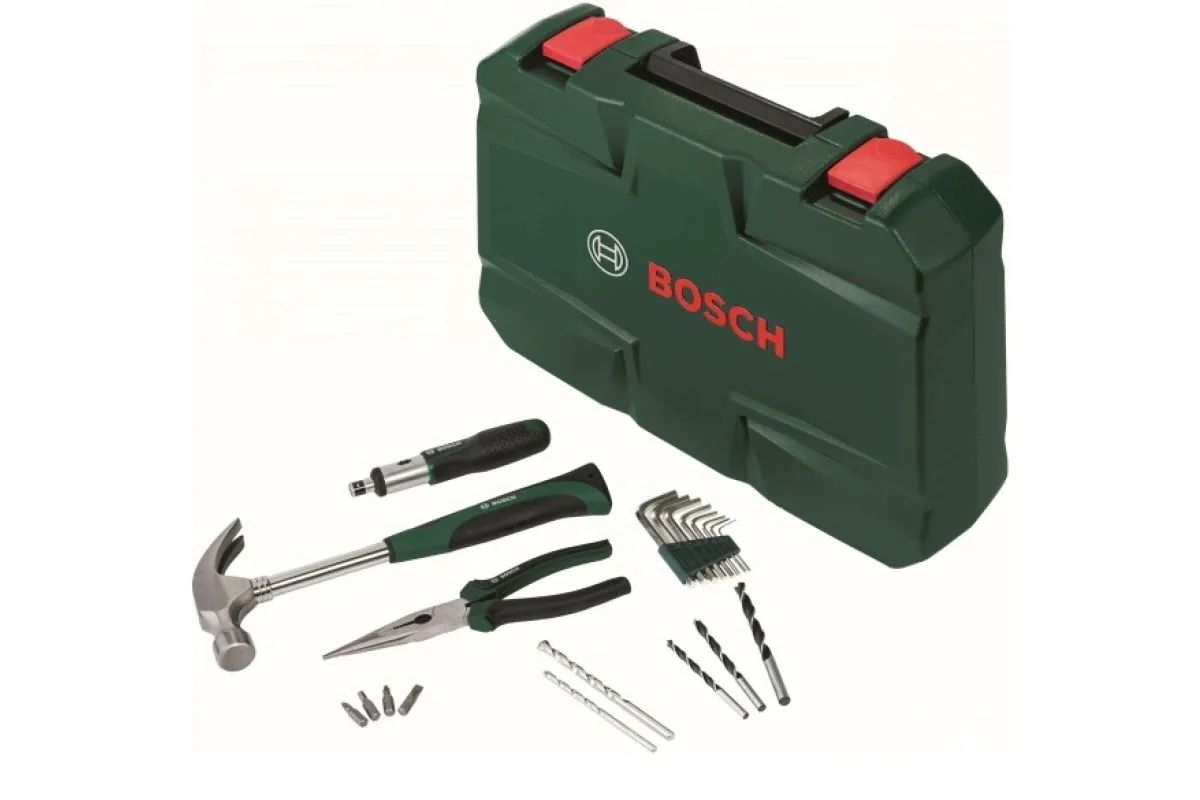 Набор ручного инструмента 111 шт Bosch 2.607.017.394 купить, цены в Москве на Мегамаркет