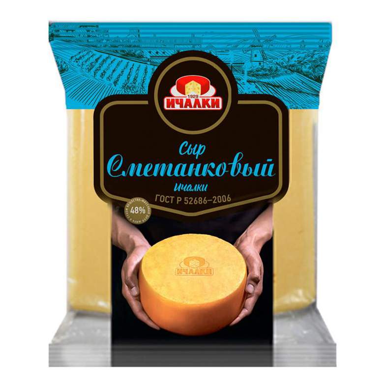 Сыр полутвердый Ичалки Сметанковый 48% 250 г