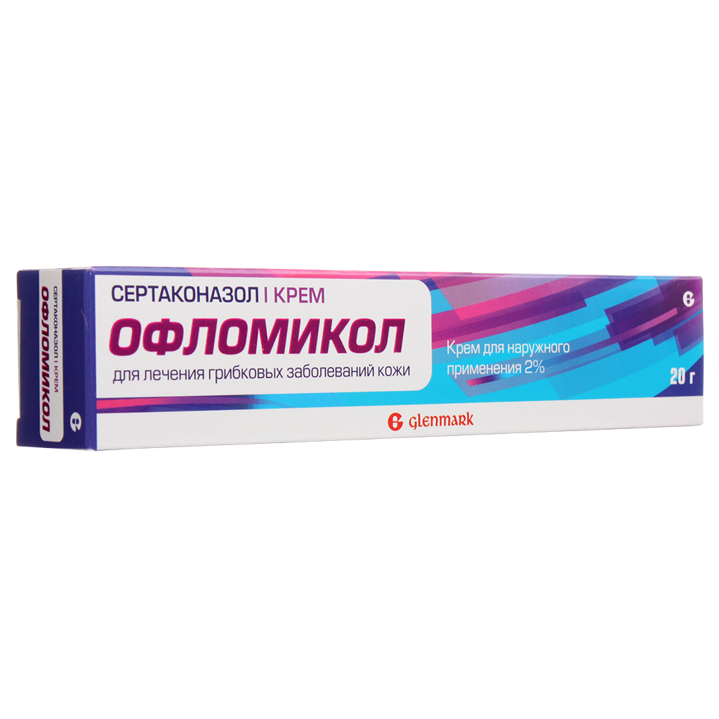 Офломикол крем для наруж.прим. 2% 20г. Офломикол крем д/наруж.прим. 2% 20г. Офломикол раствор. Сертаконазол мазь.