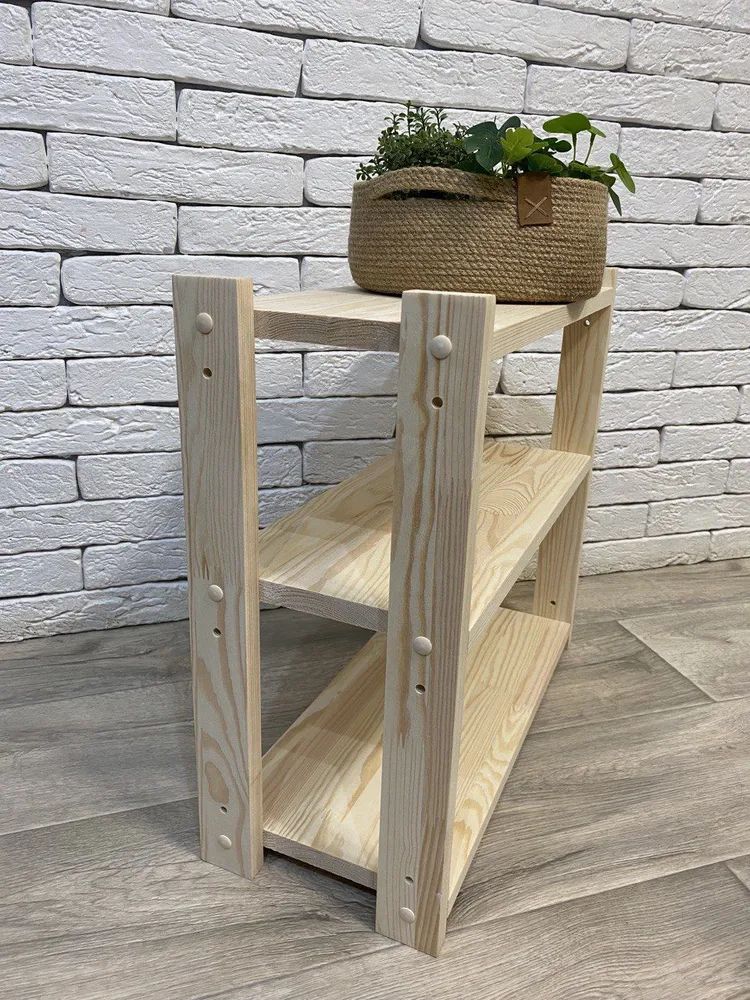 Стеллаж этажерка из дерева, высота 45 см, Comfy-meb – купить в Москве ...