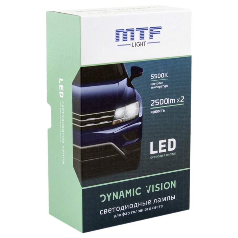 Лампа светодиодная 12V H11 PGJ19-2 бокс (2шт.) MTF - купить в ИКС-ПРО, цена на Мегамаркет