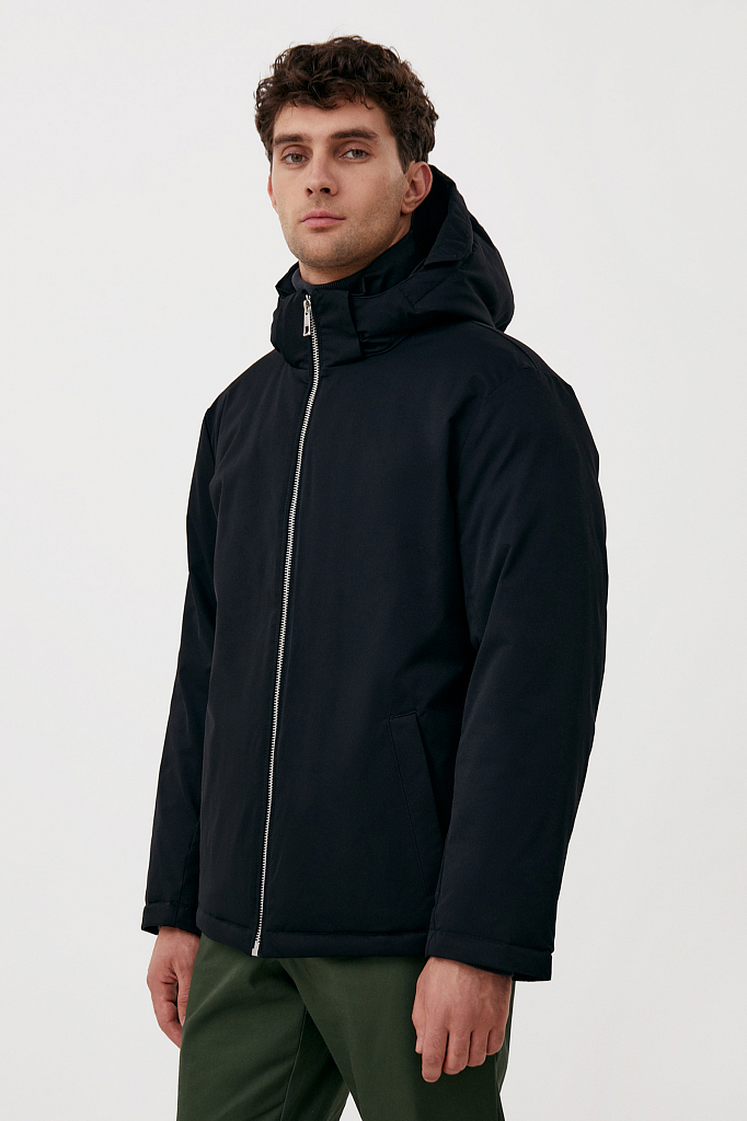 Куртка мужская Finn Flare FAB21006 черный 3XL