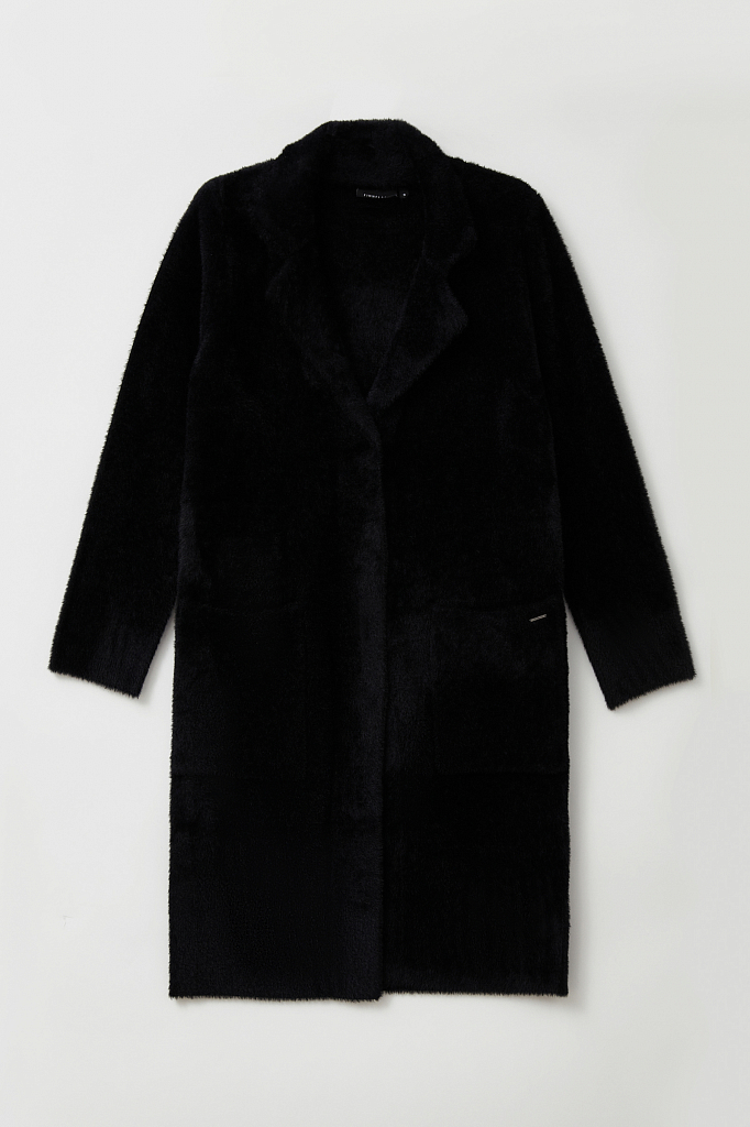 Пальто женское Finn Flare FAB11103 черное S