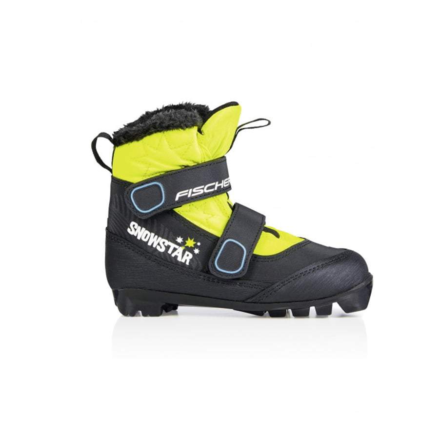 Ботинки лыжные детские NNN Fischer SNOWSTAR BLACK YELLOW S41021 размер 34