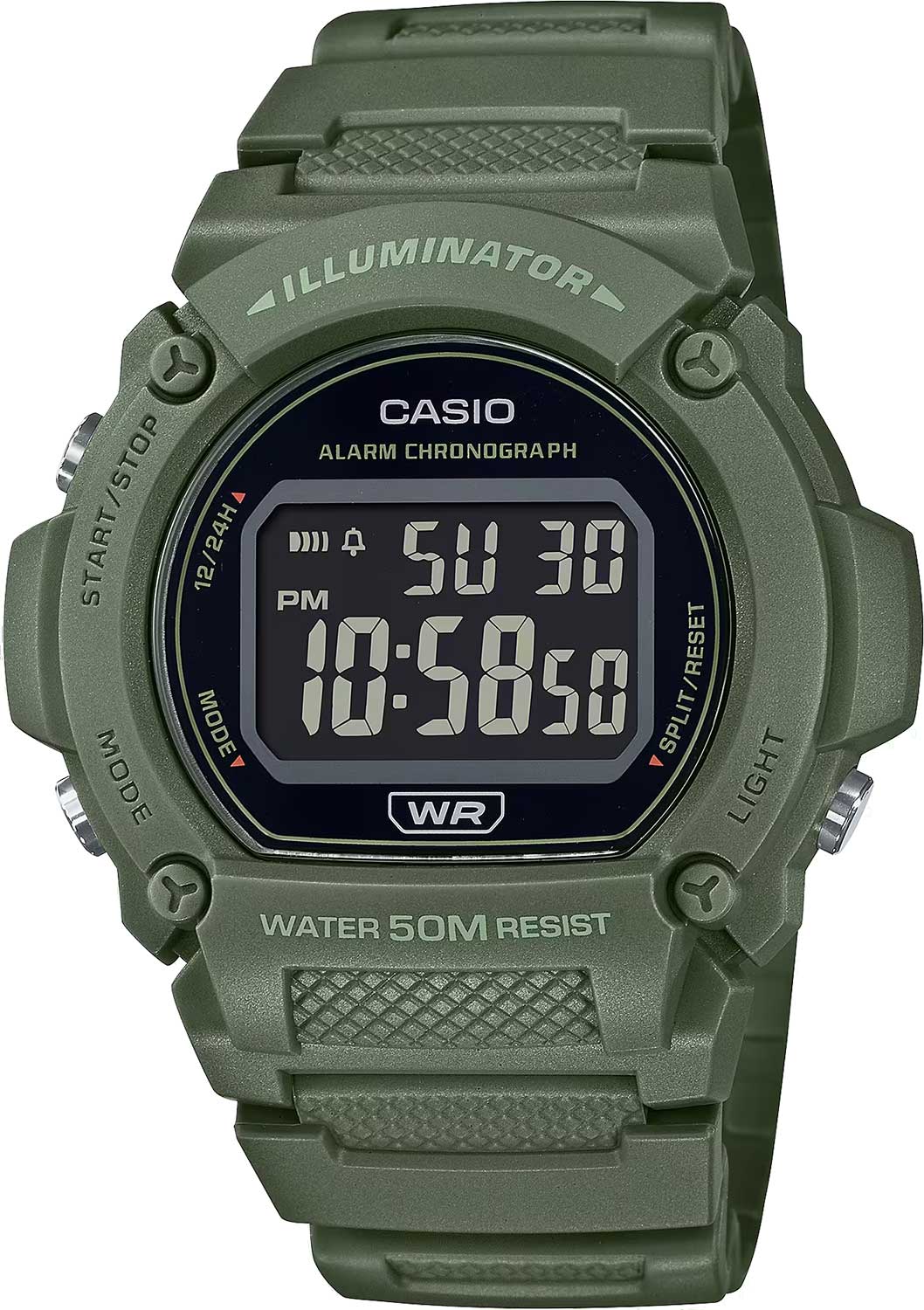 Наручные часы мужские Casio W-219HC-3B - купить в TopShopTime, цена на Мегамаркет