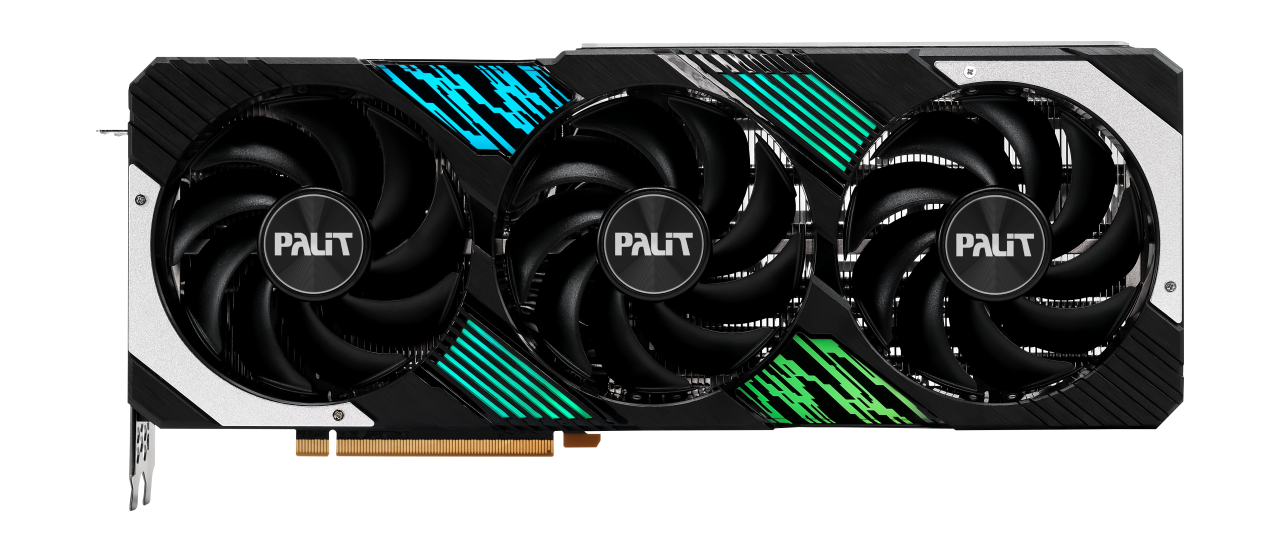 Видеокарта Palit NVIDIA GeForce RTX 4080 GamingPro OC NED4080T19T2 ...