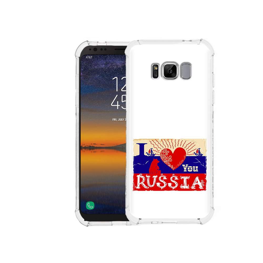 Чехол MyPads Tocco для Samsung Galaxy S8 Люблю Россию (PT107395.590.112) –  купить в Москве, цены в интернет-магазинах на Мегамаркет