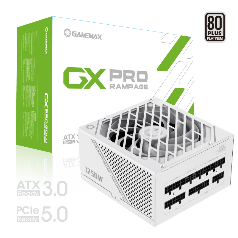 Блок питания GameMax GX-1250 PRO White 1250W - купить в ГУАНДУН СОХУ ТЕХНОЛОДЖИ, цена на Мегамаркет