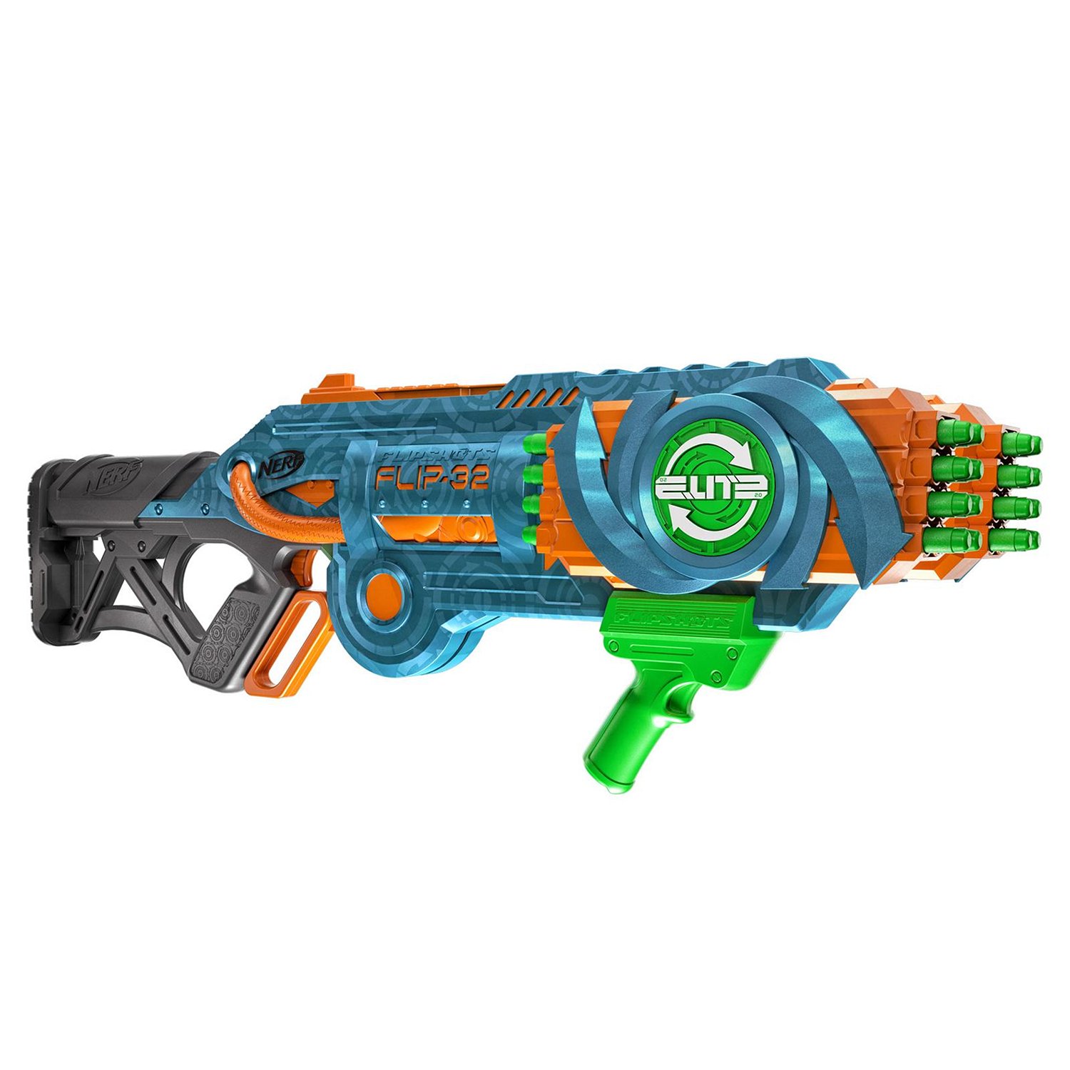 Купить бластер игрушечный Hasbro Nerf Элит 2.0 Флип 32 F2553, цены на  Мегамаркет