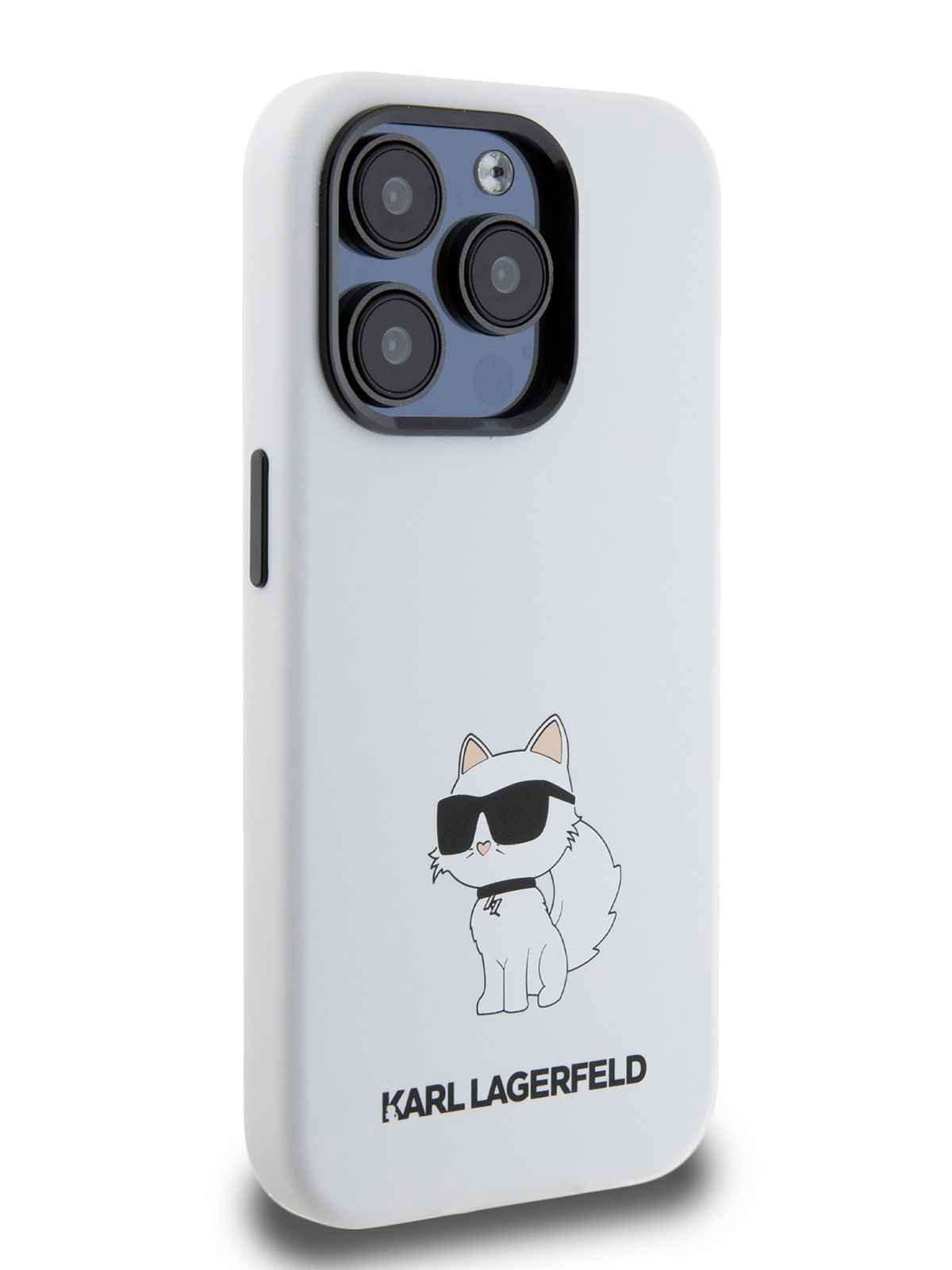 Чехол Karl Lagerfeld для iPhone 15 Pro силиконовый с эффектом Soft touch,  белый – купить в Москве, цены в интернет-магазинах на Мегамаркет