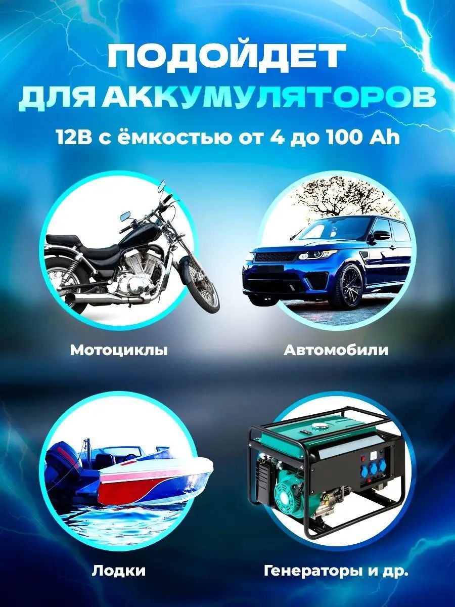 Зарядное устройство для аккумулятора автомобиля PROgadget RJ-C 12V 6A сенсорное  управление - отзывы покупателей на Мегамаркет