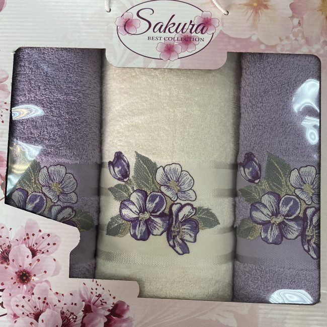 Набор полотенец Sakura Фиолетовый