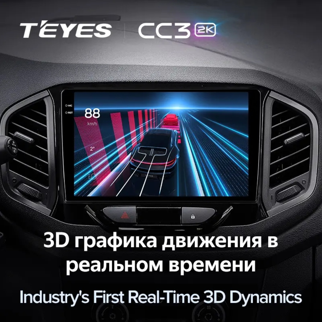 Штатная автомобильная магнитола Teyes CC3 2K 4+64GB для Lada Xray - купить  в База автоЗвука, цена на Мегамаркет