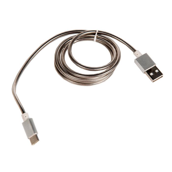 Кабель USB More choice K31a для Type-C, 2.1А, длина 1.0м, серый