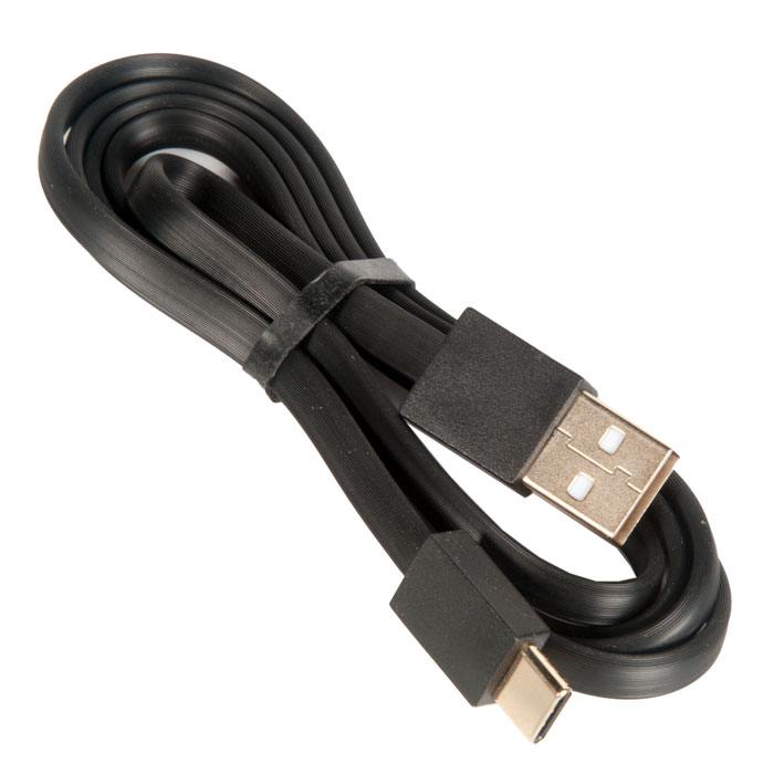 Кабель USB Remax RC-048a Gold Plating для Type-C, 3.0A, длина 1.0м, черный