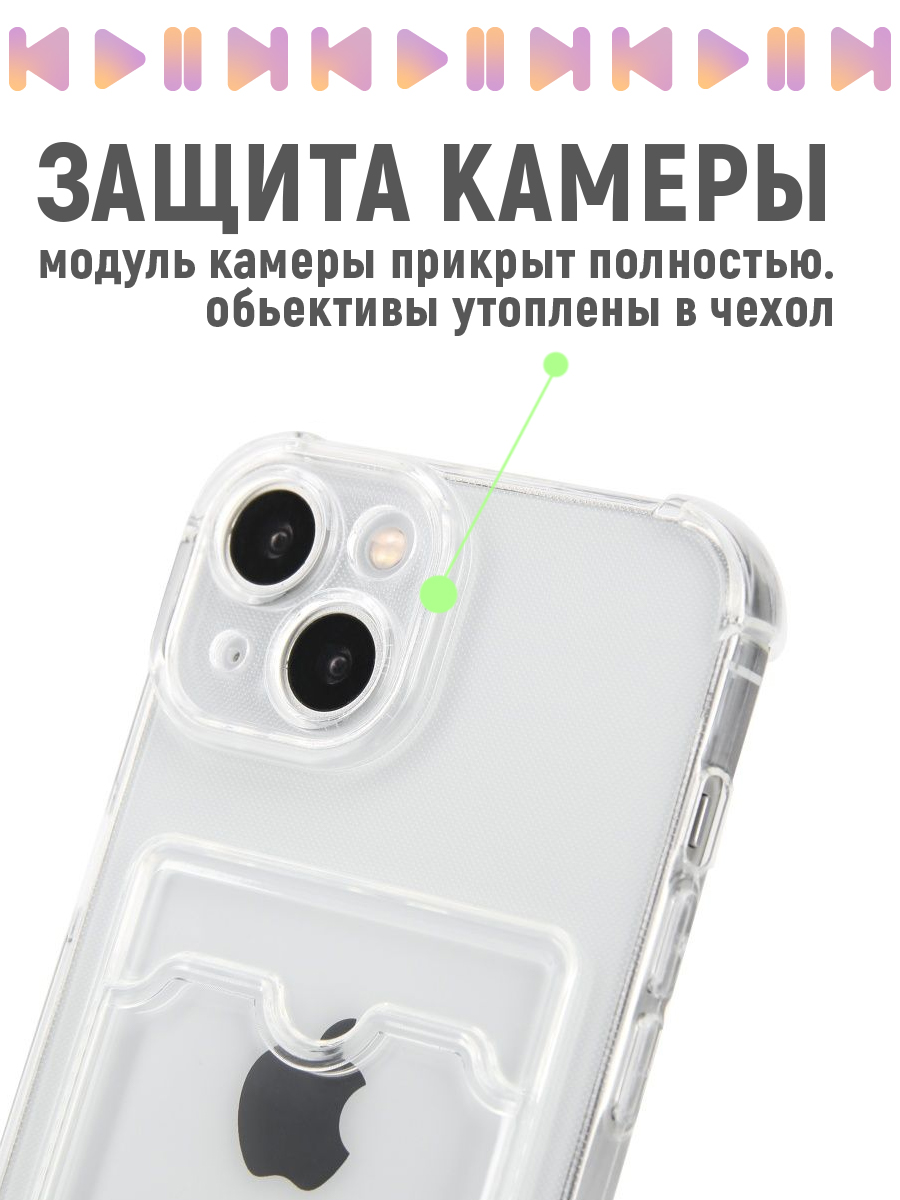 Чехол CardCase для iPhone 13 Mini, Чехол на айфон 13 мини, купить в Москве,  цены в интернет-магазинах на Мегамаркет