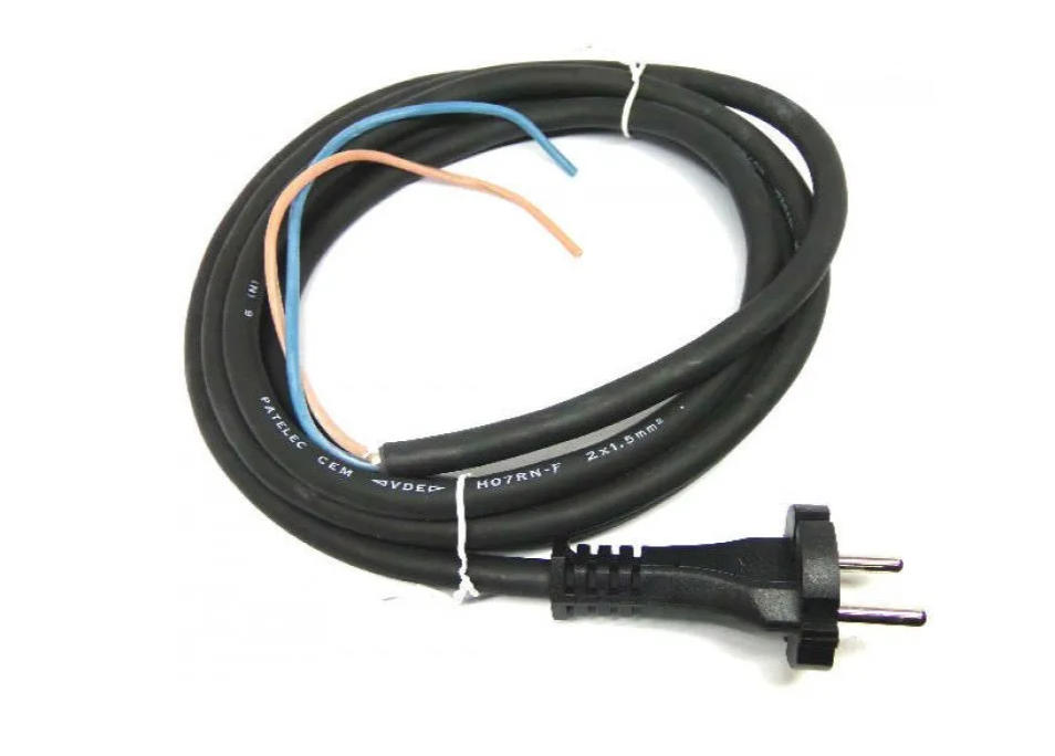 5. 5. Кабель сетевой макита 4 метра. Резиновый кабель для электроинструмента. 5.