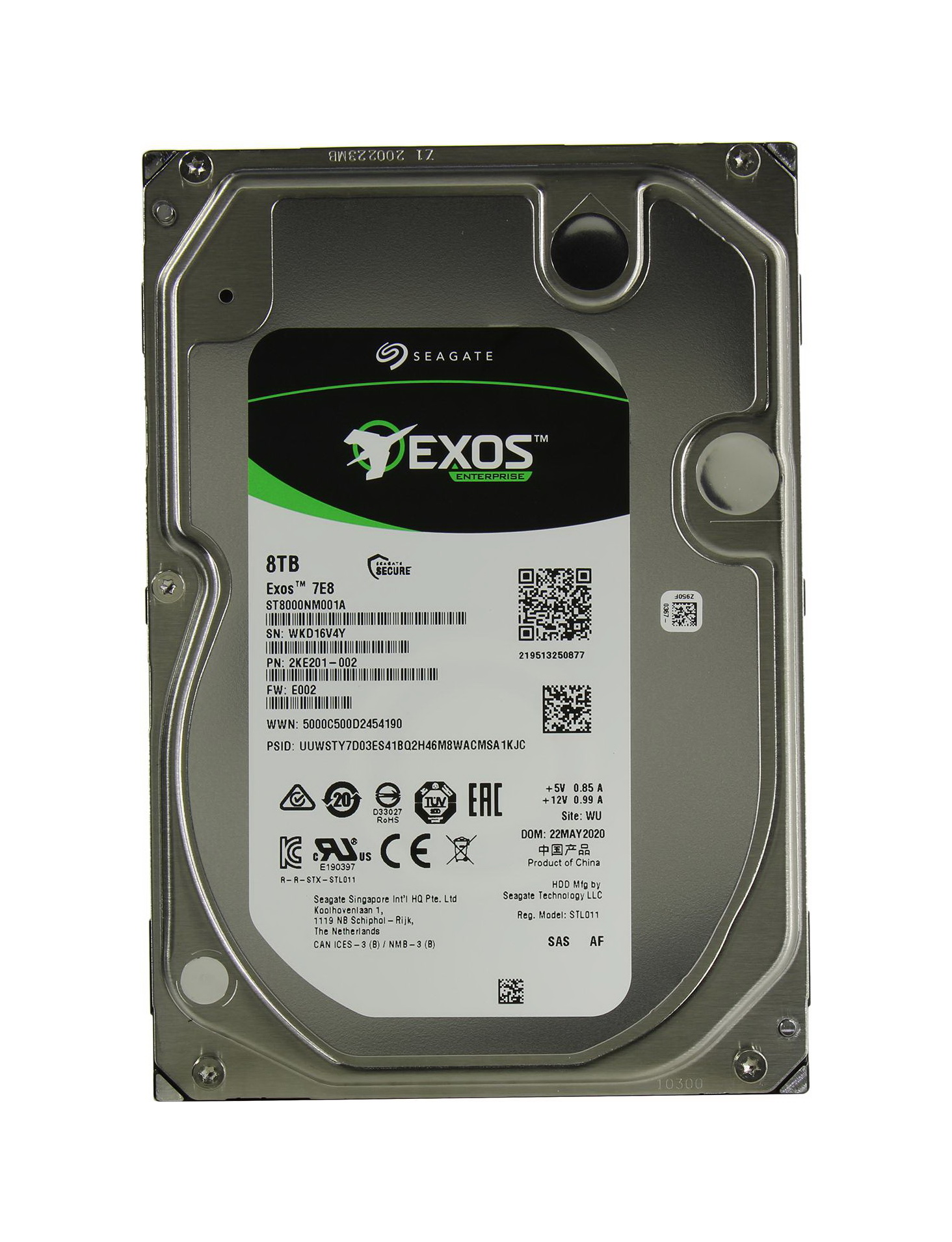 Жесткий диск Seagate Exos 7E8 8ТБ (ST8000NM001A)