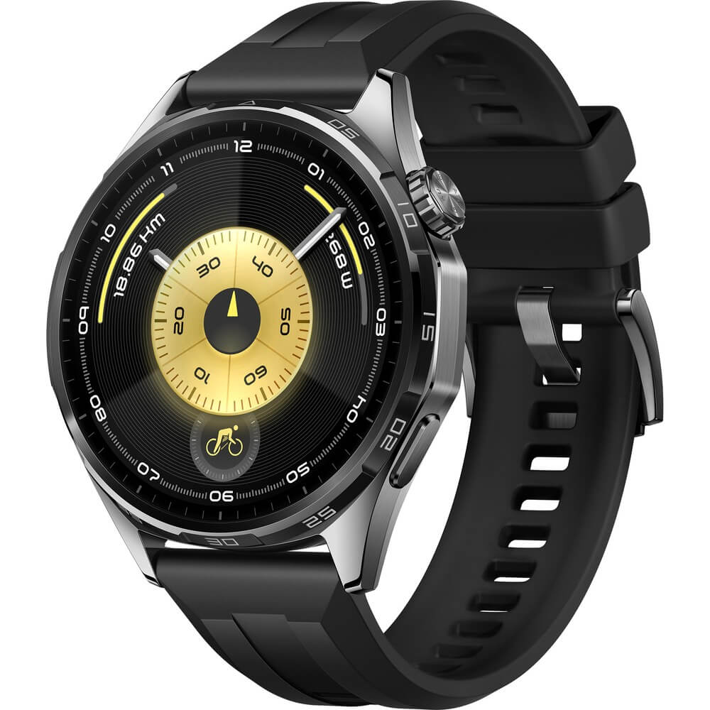 Смарт-часы Huawei Watch GT 6 46 мм Black (55020FWF) – купить в Москве, цены в интернет-магазинах на Мегамаркет