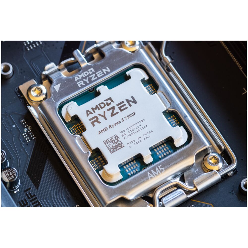 Процессор AMD Ryzen 5 7500F, 3.7ГГц, (Turbo 5.0ГГц), 6-ядерный, L3