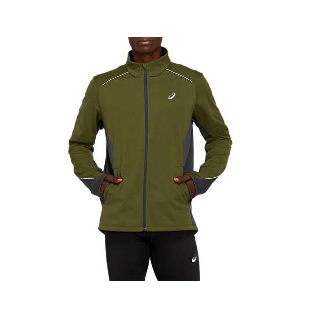Куртка Asics Lite-Show Winter Jacket, smog green/graphite grey, L