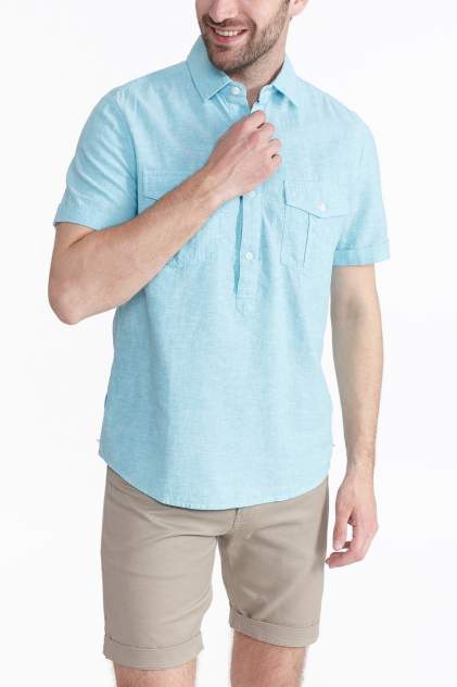 Рубашка мужская Zolla z0102622591716100, голубой