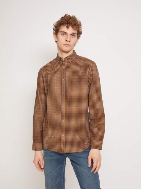 Рубашка мужская Zolla z01133219106325C0, коричневый