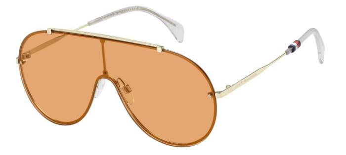Солнцезащитные очки унисекс Tommy Hilfiger TH 1597/S, оранжевые/оранжевые