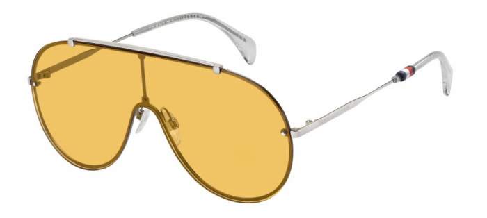 Солнцезащитные очки унисекс Tommy Hilfiger TH 1597/S, оранжевые/желтые