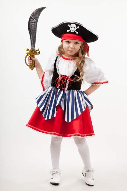 Пират, костюм для девочки (140 см)