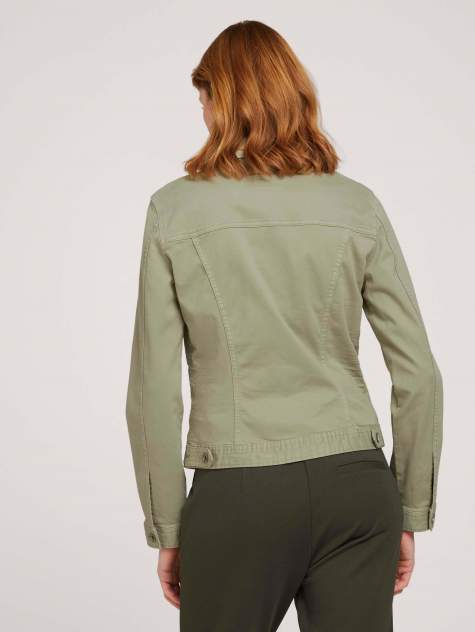 Женская джинсовая куртка TOM TAILOR 1024470, зеленый