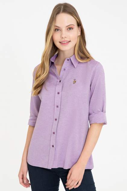 Рубашка женская U.S. POLO Assn. G082GL0040WOXCOLOR021K фиолетовая 38
