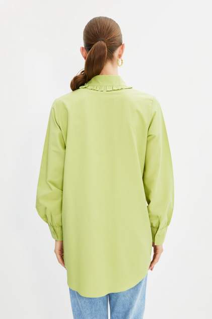 Женская рубашка Trendyol TCTAW22UK0028, зеленый