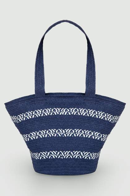Пляжная сумка женская Finn Flare S20-11201 темно-синяя