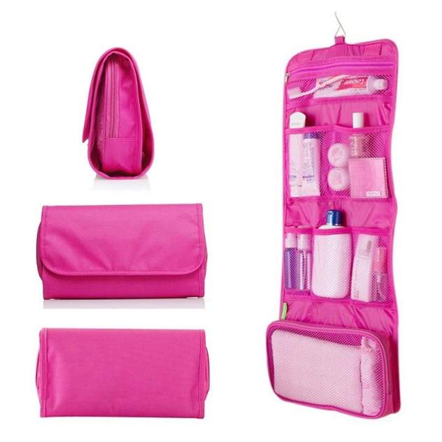 Дорожная сумка для гигиенических принадлежностей Travel Storage Bag (Цвет: Розовый  )